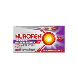 Nurofen Rapid Relief Max Strength 20 Capsules Nurofen Rapid Relief Max Strength 20 Capsules