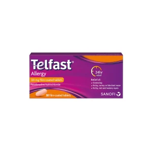 Telfast Allergy 120mg Tablets (30) Telfast Allergy 120mg Tablets (30)