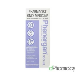 Phenergan Antihistamine 5mg/5ml (100ml) Phenergan Antihistamine 5mg/5ml (100ml)