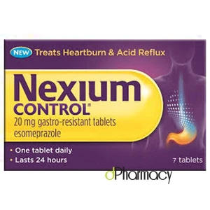 Nexium Control 20Mg Gastro Resistant Tablets Pack 7