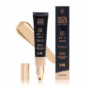 SOSU Dripping Gold Cc Me Foundation- Porcelain