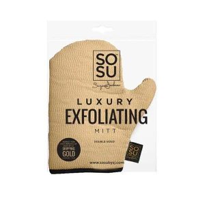 SOSU Dripping Gold Luxury Exfoliating Mitt SOSU Dripping Gold Luxury Exfoliating Mitt