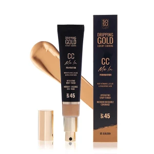 Sosu- Dripping Gold Cc Me Foundation- Tan Sosu- Dripping Gold Cc Me Foundation- Tan