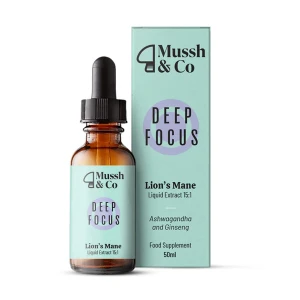 Mussh & Co Deep Focus Lions Mane Drops (50 ml)