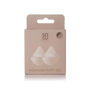 SOSU Nude Powder Puff 2 Pack
