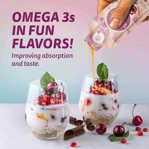O3omega Smoothies Cherry Choc Omega 3 Astaxanthin & Collagen (30sachets)