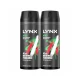 Lynx Jungle Fresh 48hrs Twin Pack Deodorant Lynx Jungle Fresh 48hrs Twin Pack Deodorant