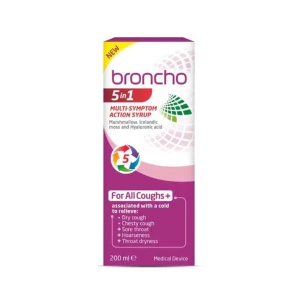 Broncho 5 In 1 Multi Action Syrup 200ml Broncho 5 In 1 Multi Action Syrup 200ml