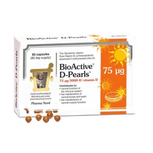 Pharmanord Bioactive Dpearls 75ug 80 Caps
