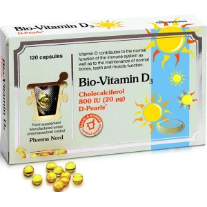 Pharmanord Bioactive D Pearls 20ug 120 pack