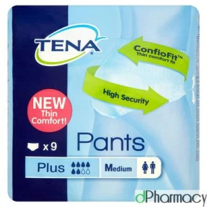 Tena Pants Medium Pack of 9 (80cm-110cm)