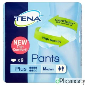 Tena Pants Medium Pack of 9 (80cm-110cm)