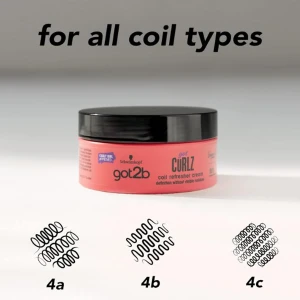 Schwarzkopf Got2b Coil Refreshing Cream 200ml Schwarzkopf Got2b Coil Refreshing Cream 200ml