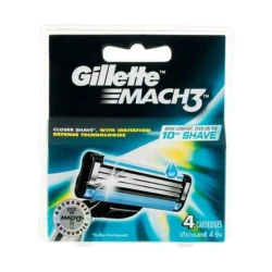 Gillette Mach 3 Blades (4 pack) Gillette Mach 3 Blades (4 pack)