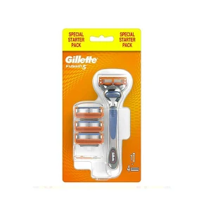 Gillette Fusion Razor Plus 4 Blades Starter Pack Gillette Fusion Razor Plus 4 Blades Starter Pack