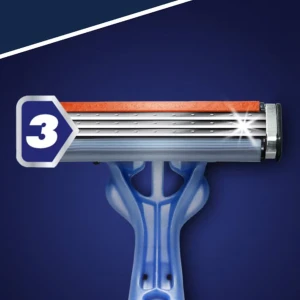 Gillette Mens Shaver Blue 3 Smooth 4 Pack Gillette Mens Shaver Blue 3 Smooth 4 Pack