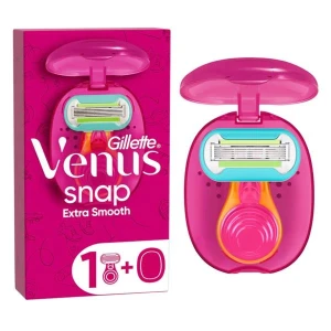 Gillette Venus Snap Razor With Pink Case 1pce Gillette Venus Snap Razor With Pink Case 1pce