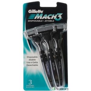 Gillette Mach 3 Disposable Razors 3 pack Gillette Mach 3 Disposable Razors 3 pack