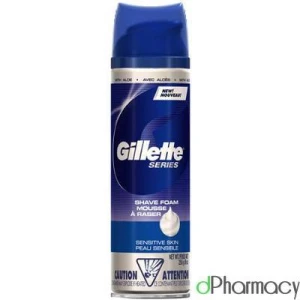 Gillette Foam Mousse Sensitive Skin 200ml Gillette Foam Mousse Sensitive Skin 200ml