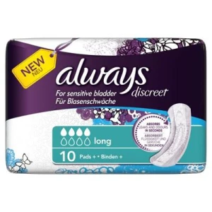 Always Discreet Incontinence Pads Sensitive Bladder (10) Always Discreet Incontinence Pads Sensitive Bladder (10)