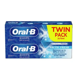 Oral B 3d White Artic Fresh Toothpaste 75ml 2 pack Oral B 3d White Artic Fresh Toothpaste 75ml 2 pack