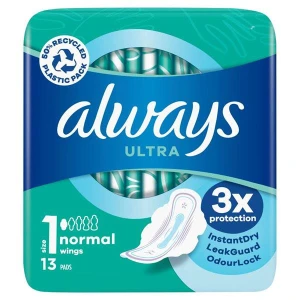 Always Ultra Pads Normal With Wings 1 (13) Always Ultra Pads Normal With Wings 1 (13)