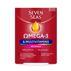 Seven Seas Omega 3 & Multivitamins Woman 30 Day Duo Pack Seven Seas Omega 3 & Multivitamins Woman 30 Day Duo Pack