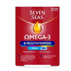 Seven Seas Omega 3 & Multivitamins Man 30 Day Duo Pack