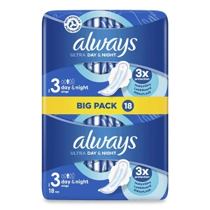 Always Ultra Day & Night Pads Duo (18) Always Ultra Day & Night Pads Duo (18)