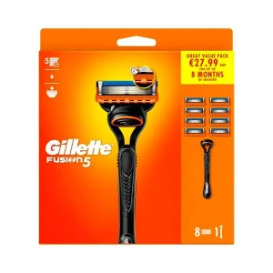 Gillette Fusion 5 Razor + 8 Blades Gillette Fusion 5 Razor + 8 Blades
