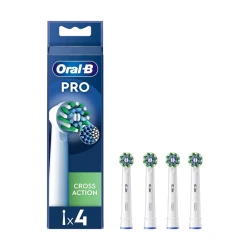 Oral B Cross Action Refill Heads 4 Pack Oral B Cross Action Refill Heads 4 Pack