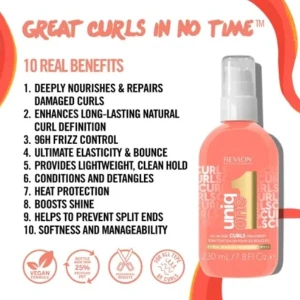 Revlon Uniq One All In One Curls Treatment 230ml Revlon Uniq One All In One Curls Treatment 230ml