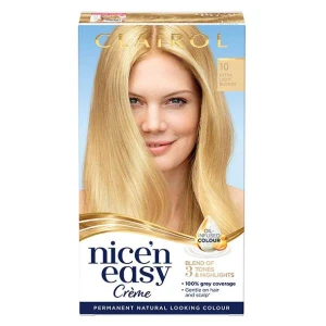 Clairol Nice N Easy Permanent Hair Colour 10 Extra Light Blonde Clairol Nice N Easy Permanent Hair Colour 10 Extra Light Blonde