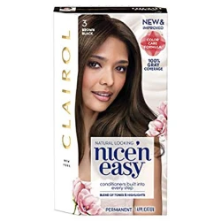 Clairol Nice N Easy Permanent Hair Colour 3 Brown Black