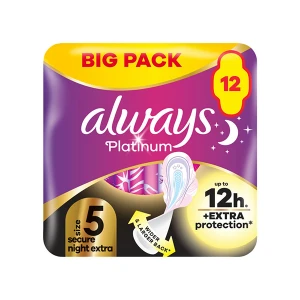 Always Platinum Secure Night Pads (12)