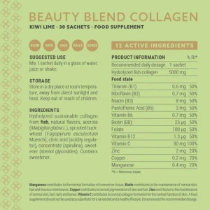 Plent Beauty Blend Collagen Lime Kiwi (277g)