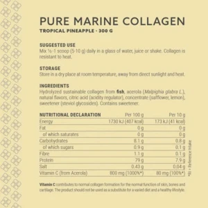 Plent Marine Collagen Tropical Pineapple (300g)