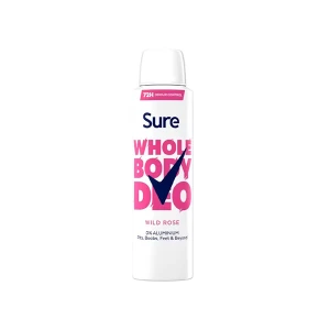 Sure Wild Rose All Over Body Antiperspirant 150ml