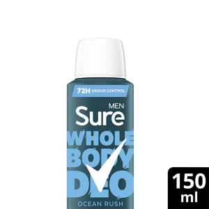 Sure Men Whole Body Deodorant Ocean Rush 150ml Sure Men Whole Body Deodorant Ocean Rush 150ml