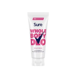 Sure All Over Body Wild Rose Anti-Perspirant Cream 75ml