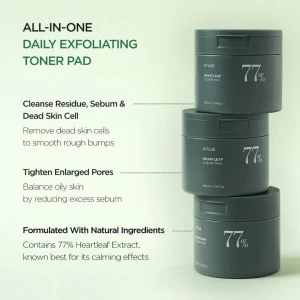 Anua Heartleaf 77% Clear Toner Pads 160ml