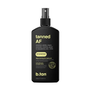 BTan Tanned Af Intense Tanning Oil 236ml