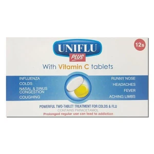 Uniflu Plus With Vitamin C (24 Tab)