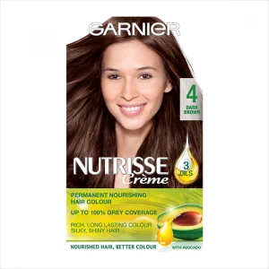 Garnier Nutrisse Cr&egrave;me Permanent Hair Colour 4 Dark Brown
