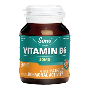Sona Vit B6 50Mg One A Day Tablets (30) Sona Vit B6 50Mg One A Day Tablets (30)