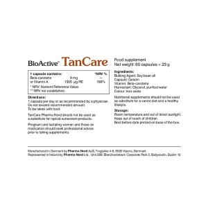 Pharmanord Bioactive Tan Care (60 Caps) Pharmanord Bioactive Tan Care (60 Caps)