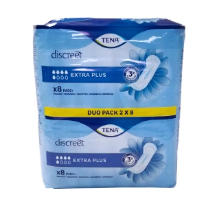 Tena Lady Discreet Extra Plus Duo Pack 2X 8 Pads