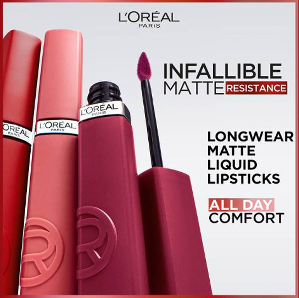 LOreal Infallible Matte Lipstick 100 Fairytale Ending 5ml LOreal Infallible Matte Lipstick 100 Fairytale Ending 5ml
