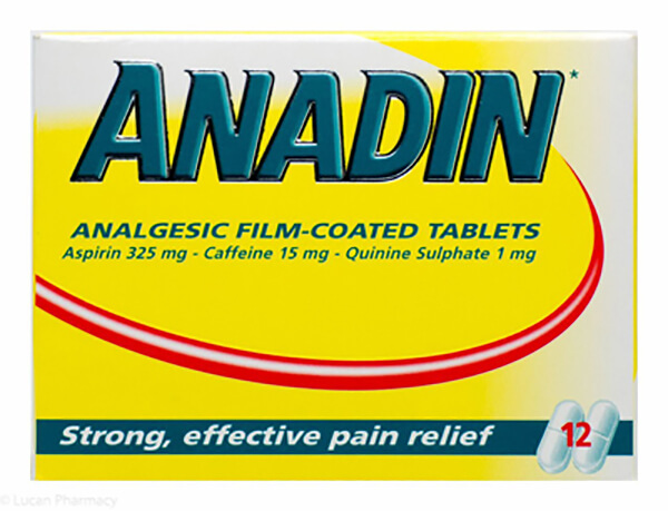 Anadin Analgesic Film Coated Tablets (12)