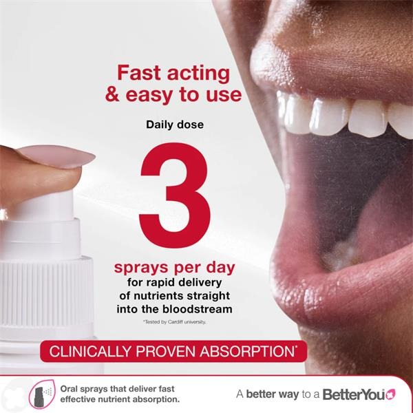 Better You Vitamin D + K2 Oral Spray (12ml)